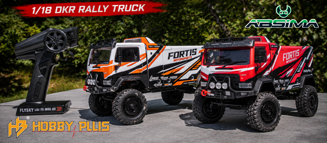 Hobby Plus / Absima DKR-4 Fortis Rally Truck RTR 1:18 4WD