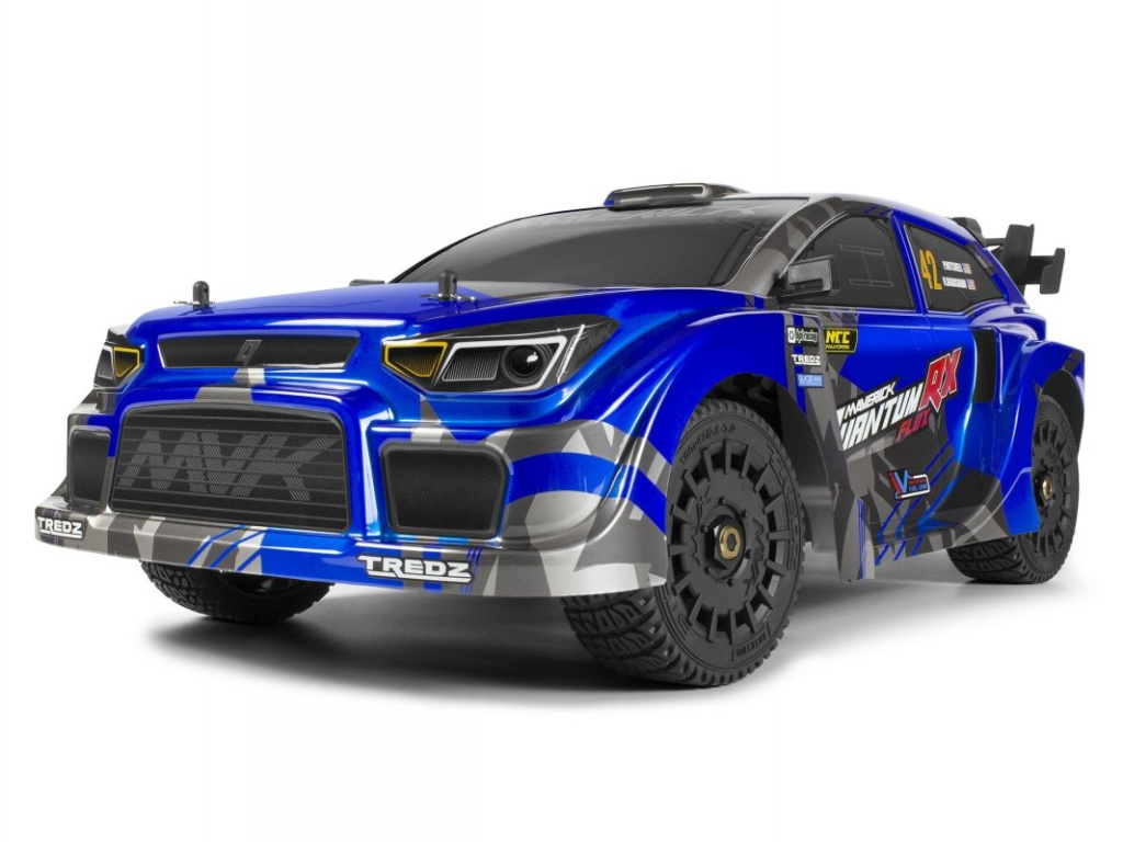 QuantumRX Flux 4S 1/8 4WD Rally Car - Modrý | Promodels.cz