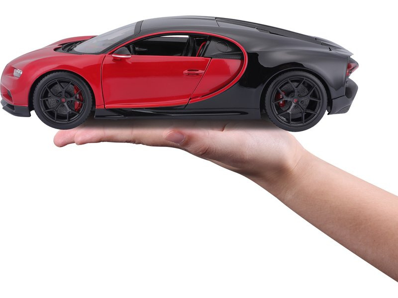 Bugatti Chiron Sport 1:18 Rouge et Noir | Burago - Burago