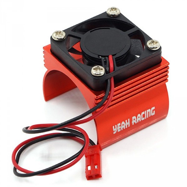 Chladič motoru s ventilátorem - červený (1)