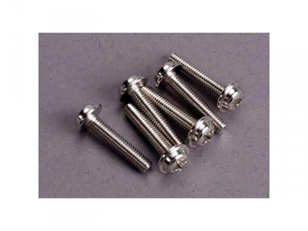 Šroub křížový hlava s přírubou zink. M3x15mm (6)