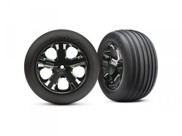 Kolo přední Ribbed 2.8", černý disk (2)