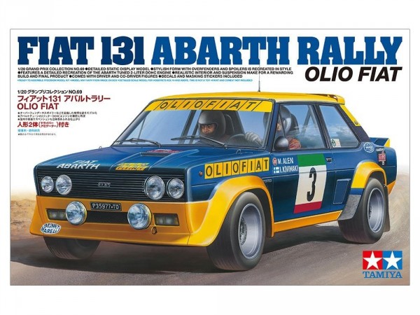 Fiat 131 Abarth Rally Olio 1:20 Tamiya 20069 (1)