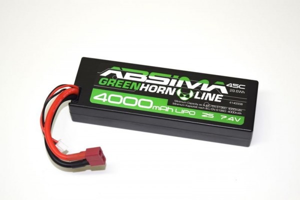 LIPO AKUMULÁTOR ABSIMA GREENHORN 7,4V / 4000MAH 45C KONEKTOR T-DEAN