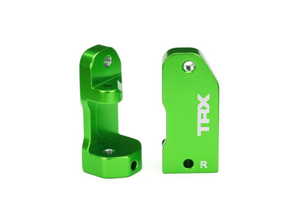 Traxxas - závěs těhlice hliník zelený 30° (L+P)