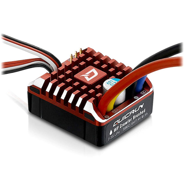 Regulátor Hobbywing QuicRun WP Crawler 80A + programovací karta (1)