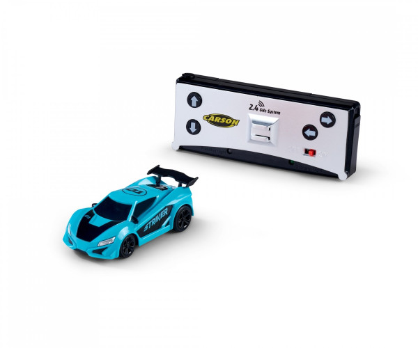 RC "angličák" Carson Nano Racer Striker 1:60 2,4GHz modrý (1)