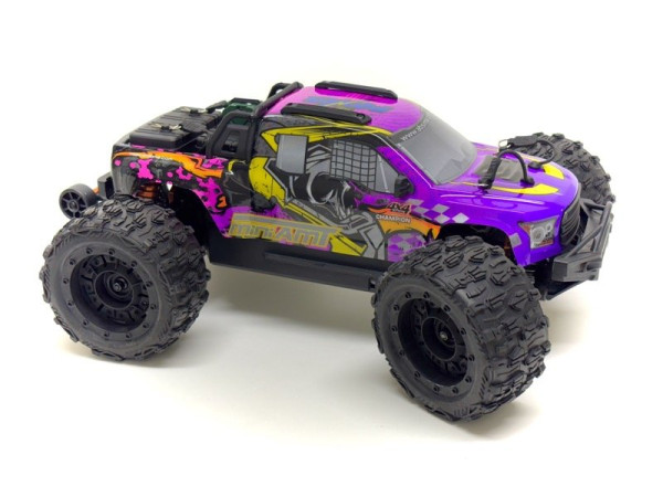 Absima Monster Truck Mini AMT Brushless 3S 4WD 1:16 RTR fialový (14)