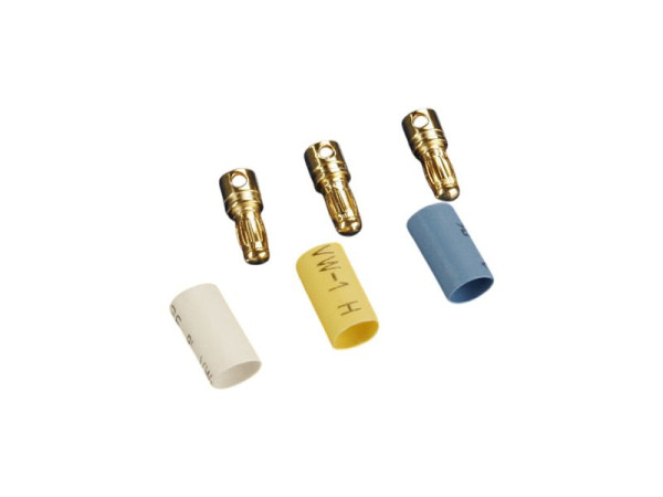 Konektor zlacený 3.5mm samec s bužírkou (3)