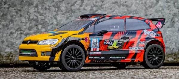 Absima Rally Car Speed Demon 1:12 4WD RTR Brushless žluto-červený (27)