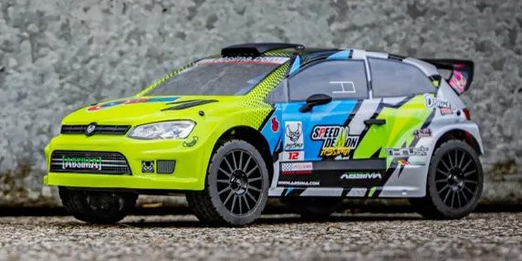 Absima Rally Car Speed Demon 1:12 4WD RTR Brushless žluto-modrý (17)