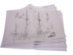 Dušek Golden Hind 1577 1:72 kit