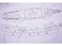 Dušek Golden Hind 1577 1:72 kit