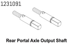 1231091 - Portal Axle Shaft (rear) CR4.4 (2)