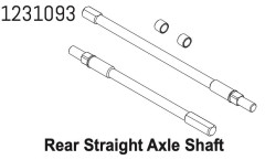 1231093 - Straight Axle Shaft (rear) CR4.4