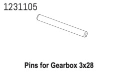 1231105 - Gearbox Pin 3*28 CR4.4