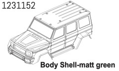 1231152 - PC Body WOLF matt green CR4.4