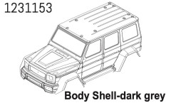1231153 - PC Body WOLF dark grey CR4.4
