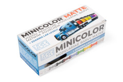 Barvy Mini Color MAT, sada 10 lahviček