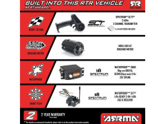 Arrma Gorgon 1:10 Smart RTR žlutá