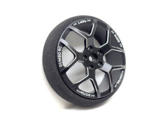 Hliníkový volant s věncem z mechové gumy pro vysílač Absima CR10P