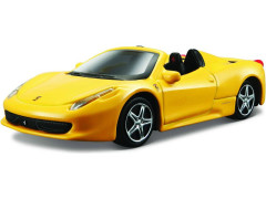Bburago Ferrari 458 Spider 1:43 žlutá