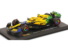 Bburago McLaren F1 Team MCL38 (2024) 1:43 #4 Senna Edition (s jezdcem)