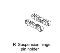 1210005 - Alu Rear Suspension Hinge Pin Holder