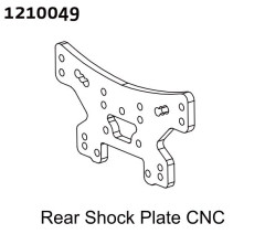 1210049 - Alu Rear Shock Tower - Rally