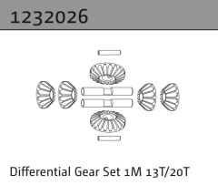 1232026 - Differential Gear Set 1M 13T/20T