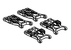 1610100 - Lower Suspension Arm Set F/R