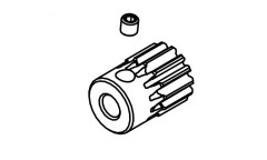 1610140 - Motor Pinion 15T 48dp