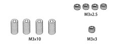 1610165 - Grub Screws M3*2.5 / M3*3 / M3*10 / M4*4