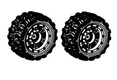 1610125 - Pre-glued Tire Set (2)