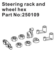 HBP250109 - Steering Rack & Wheel Hex Hubs