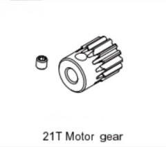 1210001 - Motor Pinion 21T 48dp